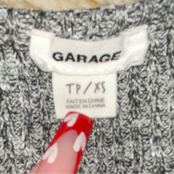 Grey long sleeve crop top - Picture 4 of 4